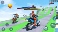 منحدر ميجا ألعاب دراجات هوائية Screen Shot 1