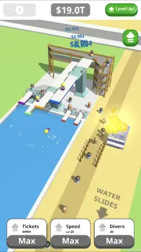 Idle Tap Splash Park Screen Shot 2