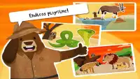 Simple Animal Puzzle Kids Game Screen Shot 1