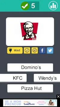 100 Logo Quiz Addicting Game Screen Shot 4