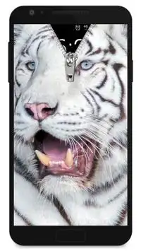 tela bloqueio zipper tigre Screen Shot 0