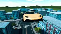 Futuristic Flying Car Driving Screen Shot 3