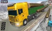 Offroad Snow Trailer Truck Driving Game 2020 Screen Shot 2