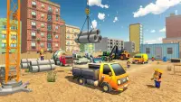Construction City Excavator: Construction Sim Game Screen Shot 2