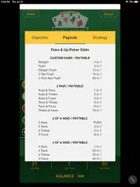Pairs & Up Poker Screen Shot 15