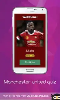 Guess Manchester united player Screen Shot 1