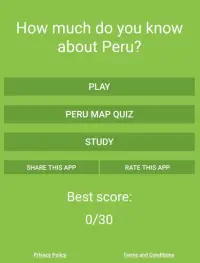 Peru Quiz Screen Shot 5