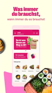 foodora AT Essen bestellen Screen Shot 1