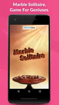 Marble Solitaire : Brainvita Peg Board Game Screen Shot 0