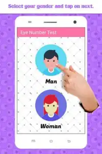 Eye Number Test Simulator Screen Shot 1