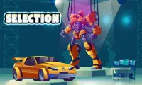 Grand Robot Car Iron Factory Maker Game Screen Shot 1