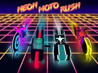 Tron Rider Moto Neon Racing 3d Tunnel Rush Game Screen Shot 6