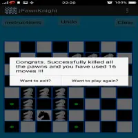 Chess Pawn and Knight Problem Screen Shot 0