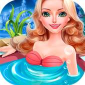 mermaid bathing girls games