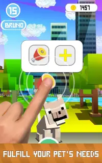 My Virtual Blocky Dog 3D - Take Care of a Pet! Screen Shot 2
