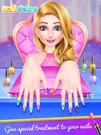 Princess nail art spa salon -  Screen Shot 0