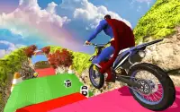 Super bohaterowie akrobacje rowerowe mania Screen Shot 3