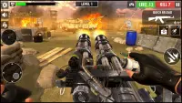 Gun simulator 2020: gun permainan tembakan perang Screen Shot 1