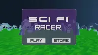 Scifi Space Racing 3D - Hover Car Race Screen Shot 0