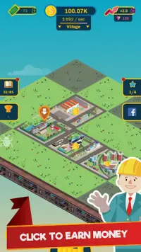 City Clicker: Build a City, Idle & Tycoon Clicker Screen Shot 1