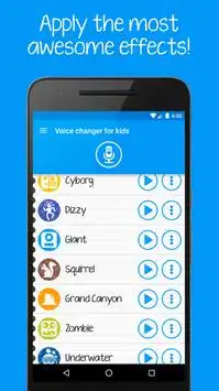 Voice changer for kids and families Screen Shot 2