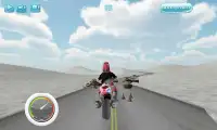 Frozen Highway Moto Rider Screen Shot 1