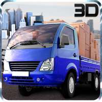 미니 드라이버 트럭 수송 3D