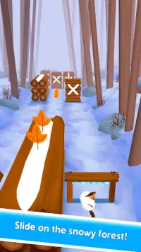 Snowman Rush: Frozen run Screen Shot 2