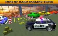 Policja samochód parking postęp samochód napędowy Screen Shot 4