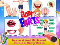 Unsere Körperteile-Lernen für Kinder Screen Shot 0
