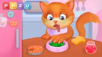 Cat game - Pet Care & Dress up Games for kids Screen Shot 3