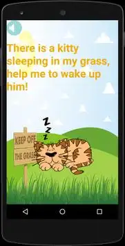 Kitty in Grass - Cute pet cat Screen Shot 1