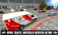 एम्बुलेंस खेलों ड्राइविंगSim3D Screen Shot 0
