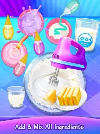 DIY Unicorn Cake - Rainbow Unicorn Food Screen Shot 1