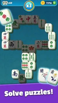 Mahjong Relax -Juego solitario Screen Shot 1