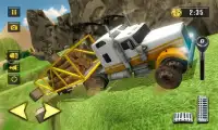Trasporto camion fuori strada collina avventura 3D Screen Shot 3