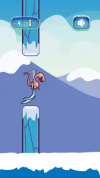 Flappy Ice Mountain Screen Shot 1