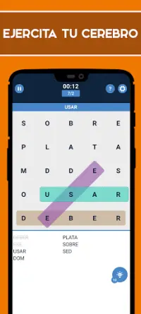 Búsqueda de Palabra - Juegos de palabras gratis Screen Shot 4
