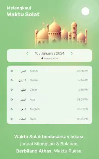 Kalendar Islam & Waktu Solat Screen Shot 9