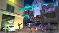 Green Monster Hero Fighter Crime City Battle Screen Shot 0