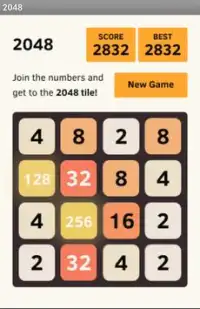 2048 Number Clash Game-2015 Screen Shot 1