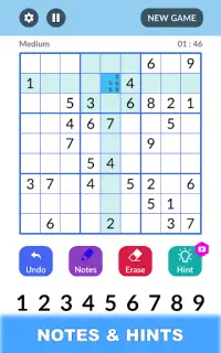 Sudoku : Classic Sudoku Puzzles Screen Shot 2