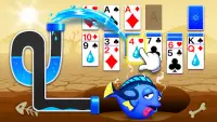 Solitaire Fish - เกมไพ่ออฟไลน์ Screen Shot 1