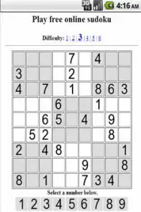 Fast Sudoku Screen Shot 0