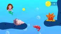 Little mermaid Princess. Child. Game for girls. Screen Shot 0