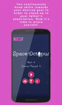 Space Octopus - Free game Screen Shot 0