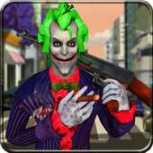 Real joker Clown Attack: Crime City Gangster Squad