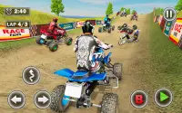 ATV racer strada sterrata campionato corsa in quad Screen Shot 11