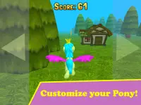 Running Pony 3D: Little Race Screen Shot 17