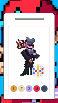 Pixel Art Friday Night Funkin Color By Number Screen Shot 4